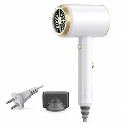 Haardroger - 1600 W - ionische verzorging - 3 warm/koudstanden met blaasmond