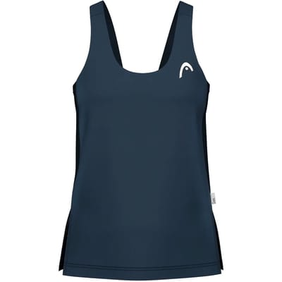 Head Racket Spirit Mouwloos T-shirt Blauw 176 cm Meisje
