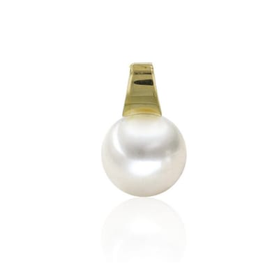 Luna-Pearls - 204.1485 - Hanger - Dames - 585 Geelgoud - Zoetwatercultuurparel