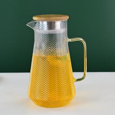 Ensemble de Tasses de Luxe Léger Nordique de Haute Valeur Tasse à Thé en Verre Tasse à Boire pour Salon Maison Ensemble Carafe à Eau Froide
