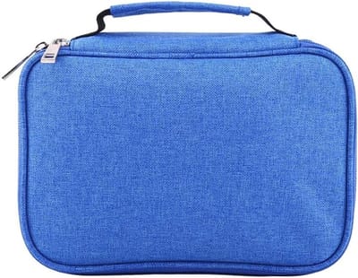 Grote Opbergzak met 72 Vakken, Multifunctionele Vouwbare Tas voor School, Kantoor en Kantoorbenodigdheden in Blauw