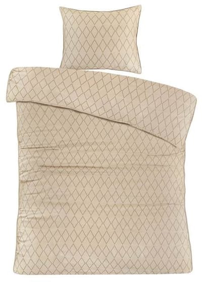 Papillon Axel Dekbedovertrek - Eenpersoons - 140x200/220 cm - Zand