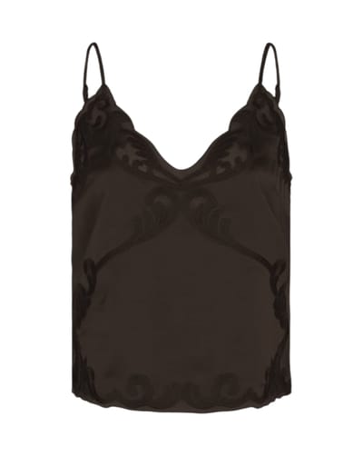 Dante 6 Ligne Lace Tops Donkerbruin 100158