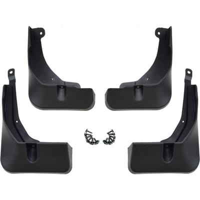 Bavettes garde-boue - NORM - Toyota Corolla Cross - 4 stuks - Résistantes - Aanpassing parfait zwart