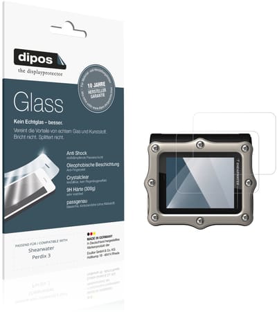 dipos – 2x Pantserfolie geschikt voor Shearwater Perdix 3 | 9H Screenprotector