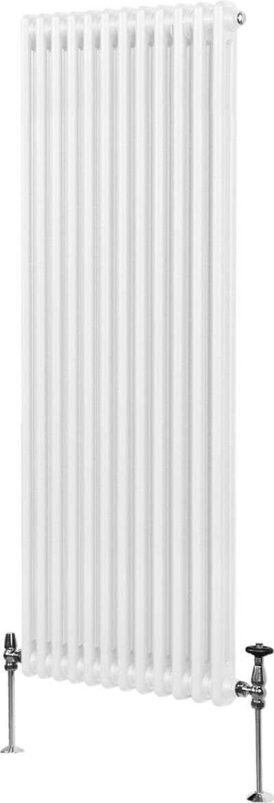 Verticale 2-kolomsradiator - wit - 1800x562 mm - 6360 btu