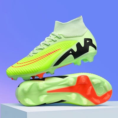 Nieuwe Heren Voetbalschoenen Noppen Lange Noppen Buitentraining Ademende Voetbalschoenen Sport Jongens Antislip Wedstrijd Volwassenen Comfortabel 34