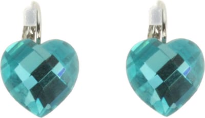 Behave - Oorstekers hartvorm glaskristal - Speels accent voor zomerlooks