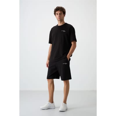 Oversized T-shirt met Korte Mouwen en Shorts Set