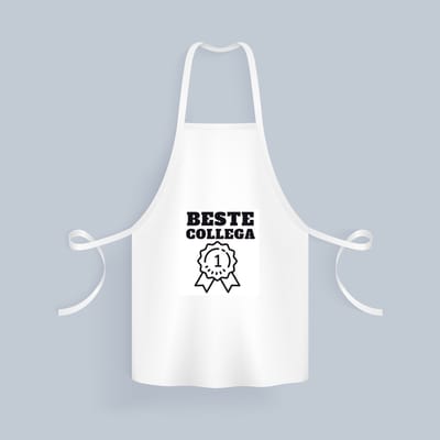 Akyol - beste collega Keukenschort - Beste collega - teamgenoot - cadeau - 82 bij 71 cm