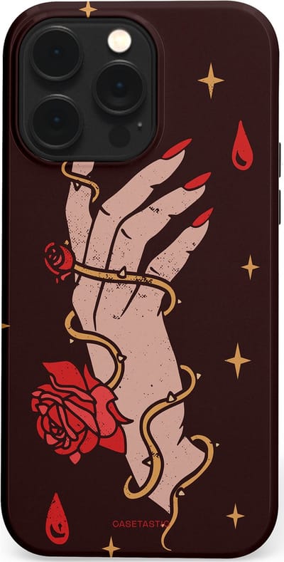 Casetastic Hoesje Geschikt voor Apple iPhone 14 Pro Max Magsafe - Stijlvolle Beschermende Duo-layer Case - Hartslag van tijd