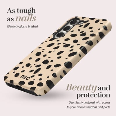 MIO by Mobilize Hoesje | Geschikt voor Samsung Galaxy S25 | Compatibel met MagSafe / Qi2 | Hard Shell Back Cover | Spots