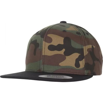 Flexfit - Classic Snapback 2-Tone Camo green camo/black one size Snapback Pet - Groen/Zwart