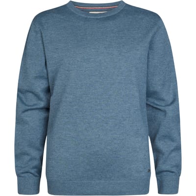 Petrol Industries - Jongens Fijngebreide trui met ronde hals Millshore - Blauw - Maat 176