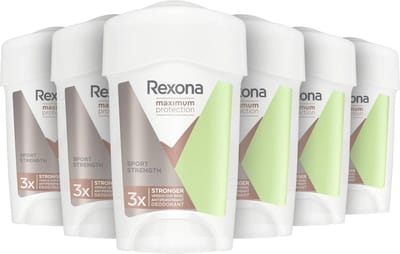 Rexona - Anti-Transpirant Deodorant Stick - Maximum Protection Sport Strength - 6 x 45 ml - Voordeelverpakking