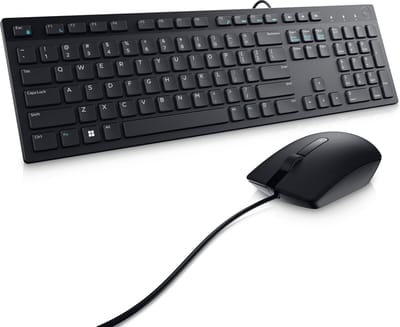 DELL KM300C toetsenbord Inclusief muis Kantoor USB Engels Zwart