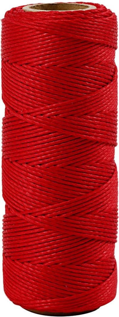 Creativ Company Bamboekoord 1 mm Rood 65 m