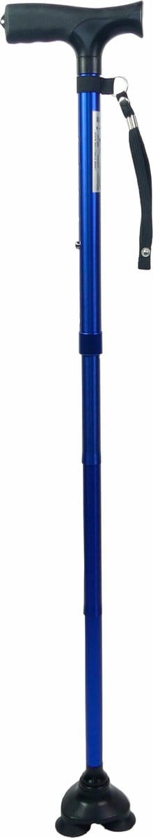 Wandelstok met Voet Blauw
