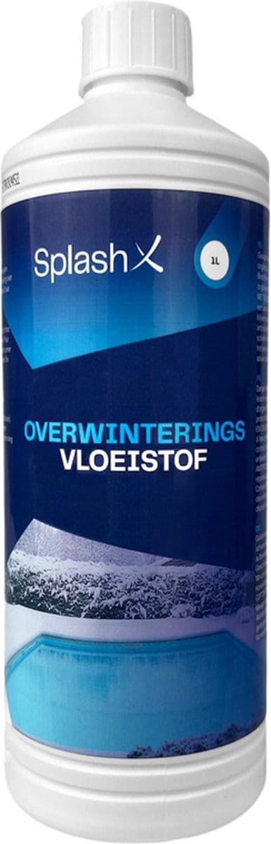 Splash-X overwinteringsvloeistof - 1 liter hoge concentratie - Voorkomt algengroei