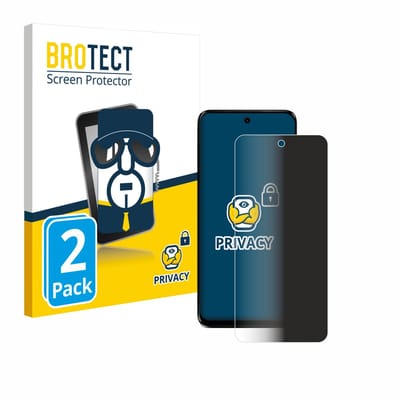 BROTECT - privacy screenprotector voor Motorola G34 5G - Folie Beschermfolie Blauwlichtfilter 2 Stuks