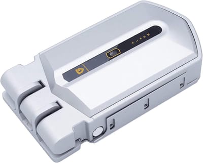 Onzichtbaar deurslot - Alarmslot - Extra Beveiliging - 120 dB Alarm - 17.5 x 9.5 cm - Zilver