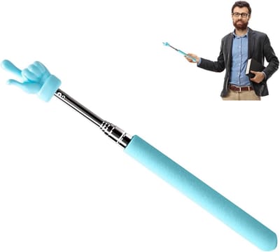 Aanwijsstok - Presentatiepen - Klaslokaal Presenteren - Uitschuifbaar Ontwerp - 55 cm - Blauw