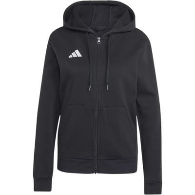 Adidas Performance Entrada26 Hoodie Met Lange Ritssluiting - Dames - Zwart