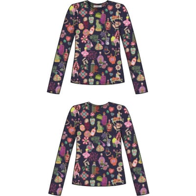 Oilily Tommorrowland l.sl. jersey crew top