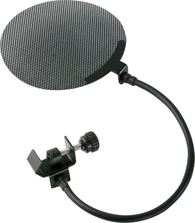 Fame PF 130 plopkap metaal 130mm met zwanenhals en klem - Pop filter