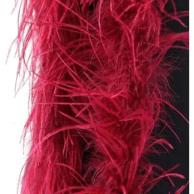 Kleurrijke 1ply Struisvogelveren Boa 2Meter Pluimen Sjaal voor Bruiloft Kleding Decoratie Naaien Ambachten Kostuum Kleding Accessoires L lichtpaarse kleur