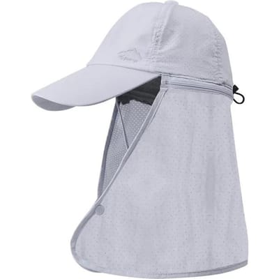 Outdoor Wandelen Vissen Cap Zomer Snel drogend UV-bescherming Visserspet Heren Bucket Hat Verwijderbare zonnehoeden Sjaal Panama hoed Klimmen Anti UV Cap