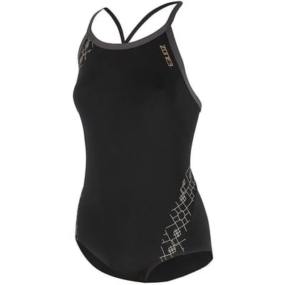 Dames zwempak uit 1 stuk Zone3 Iconic Bound Back