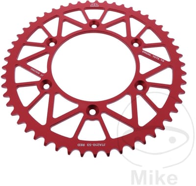 Jt Sprockets Honda Jta210.53red Aluminium Achtertandwiel Rood 53t