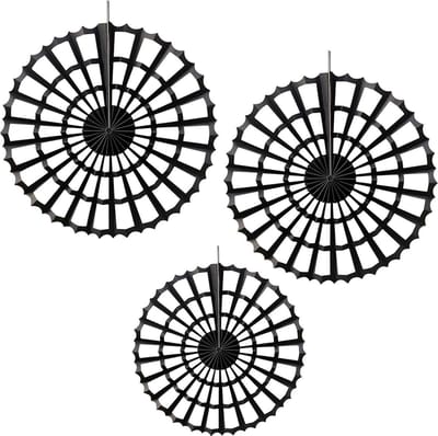 Spinnenweb Zwart - 3 stuks