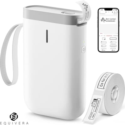 Equivera Labelmaker - Label Maker - Lettertang - Label Printer - Labelprinter