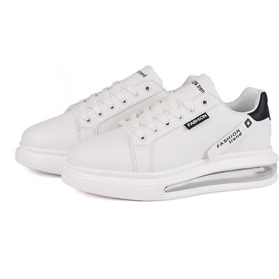 Baskets Mode Homme Chaussures Décontractées Chaussures Papa Homme Épissage Couleur Contrastée Tendance Tout-Allant Chaussures Homme Petite Chaussure Blanche Homme 39 noir