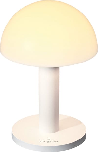 Villeroy & Boch tafellamp | Bergamo | Oplaadbaar | Wit