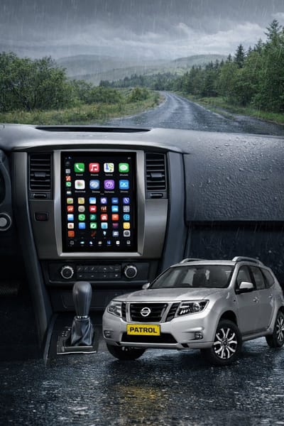 ADIVOX T1 9.7 inch geschikt voor Nissan Patrol 2010-2019 Android 15 Carplay/Auto/RDS/DSP/NAV/DAB+