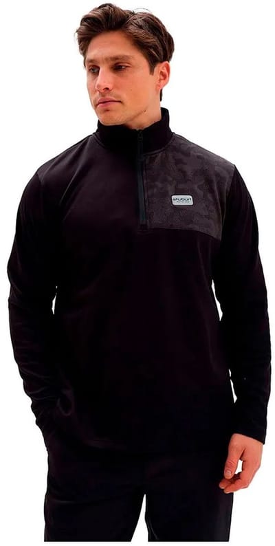 Stuburt Active Tech Half Rits Trui Zwart S Man