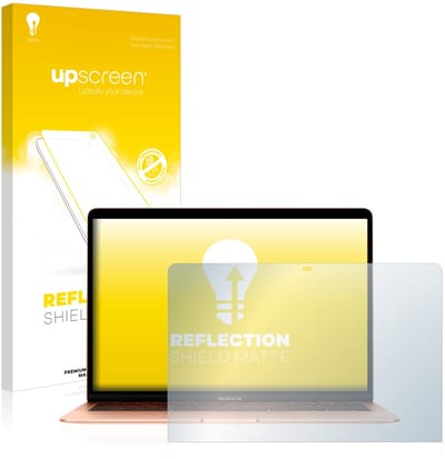 upscreen - Screenprotector voor Apple MacBook Air 13.3" 2020 - Folie Beschermfolie anti glare matte