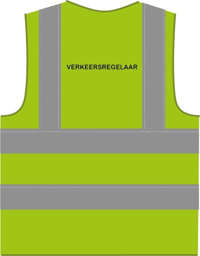 Verkeersregelaar hesje RWS limoengroen