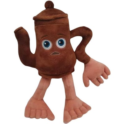 Baskets en Peluche Monstres Requins jouets Capybara dans un Tonneau en Bois Roue à Godets Grenouille Homme en Bois Figurine Anime Jouets Poupées Pour Enfants see choose option