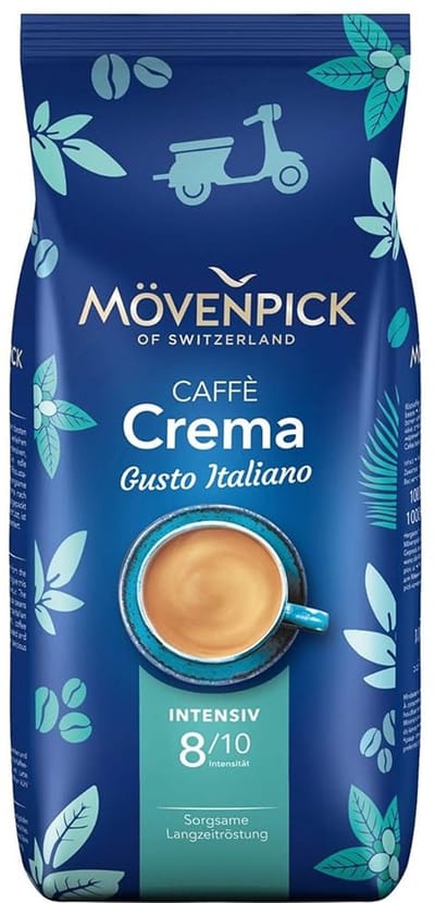 Mövenpick Caffe Crema Gusto Italiano Intenso Koffiebonen - 1 kg