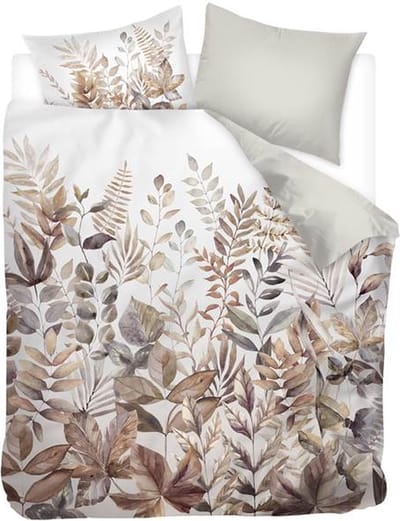 Snoozing Rowan - Flanel - Dekbedovertrek - Tweepersoons - 200x200/220 cm - Zand