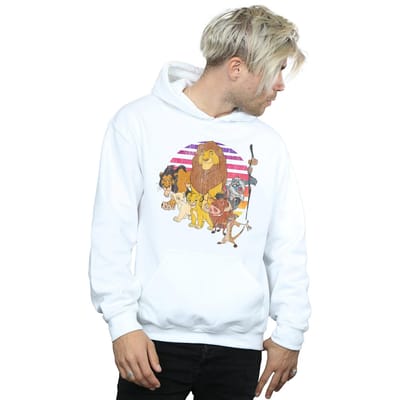 Disney Heren The Lion King Pride Family Hoodie (Wit)