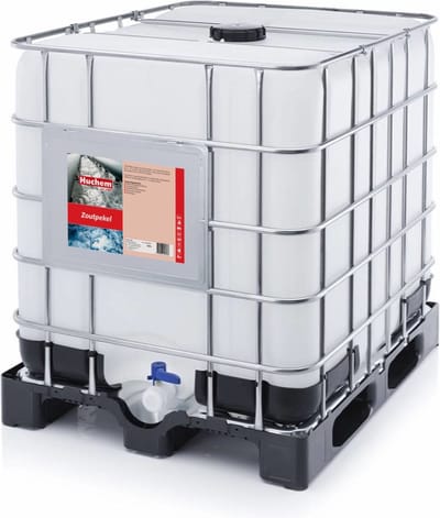 Zout | Pekelwater | Zoutpekel | Ontharding | Elektrolyse | Food | 1000L