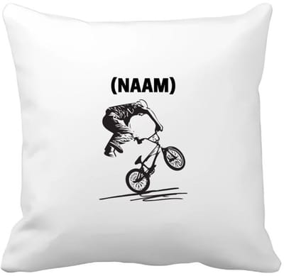 Akyol - bmx met eigen naam Kussen hoes - Sport - fietser - fiets - 40 bij 40 cm