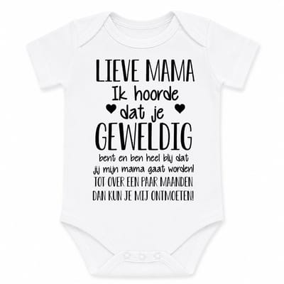 Baby rompertje cadeau tekst mama zwangerschap bekendmaking aankondiging voor de liefste aanstaande geboorte gaat worden jullie worden zwangerschapsaankondiging je wordt moeder eerste moederdag