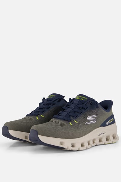 Skechers Slip-ins Arch fit glide step blauw - Maat 46