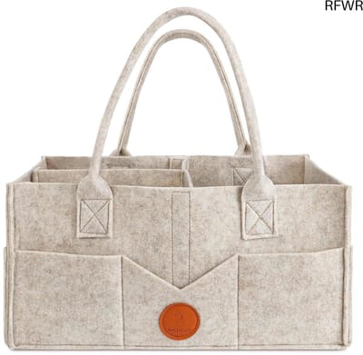 RFWR® Luier Caddy Organizer voor Baby - Multifunctionele Luierhouder voor het Verschoontafel en Kinderkamer